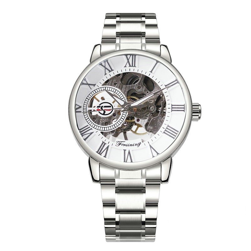 FORSINING Retro Skeleton Watch Mechanical 11
