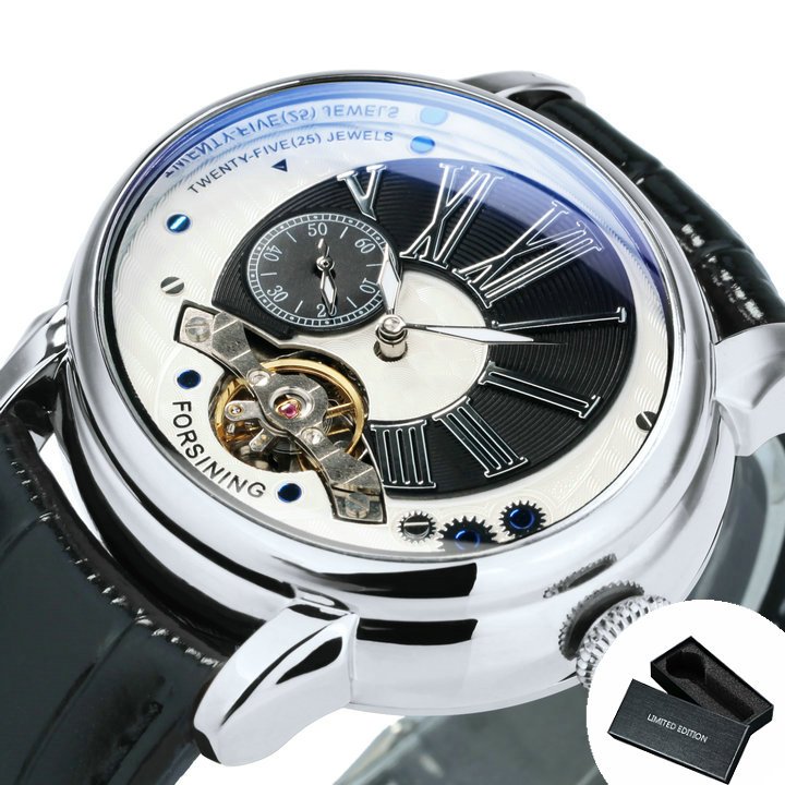 Forsining Tourbillon Automatic Mechanical Oval Fashion 16
