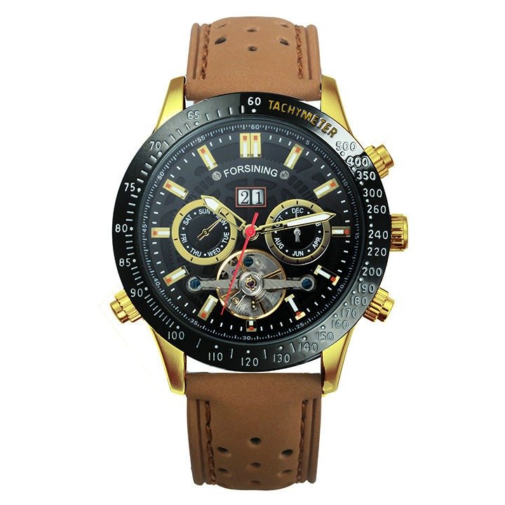FORSINING Luxury Wrist Watch Men Automatic Mechanical 12