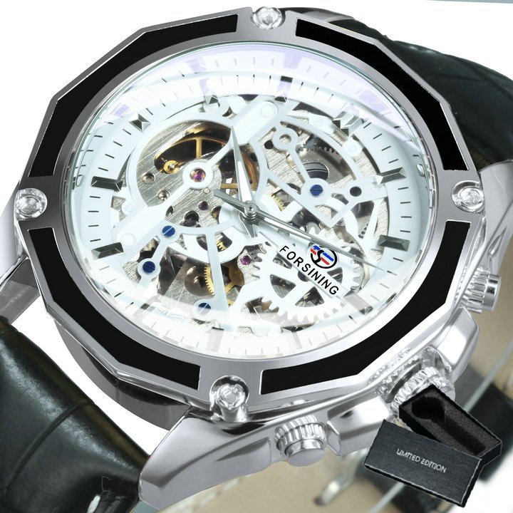 FORSINING Watch Gold Luxury Mechanical 16