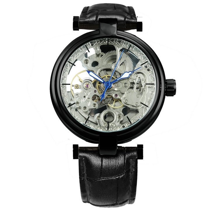 FORSINING Gold Watch Fashion Mechanical Wristwatch 9
