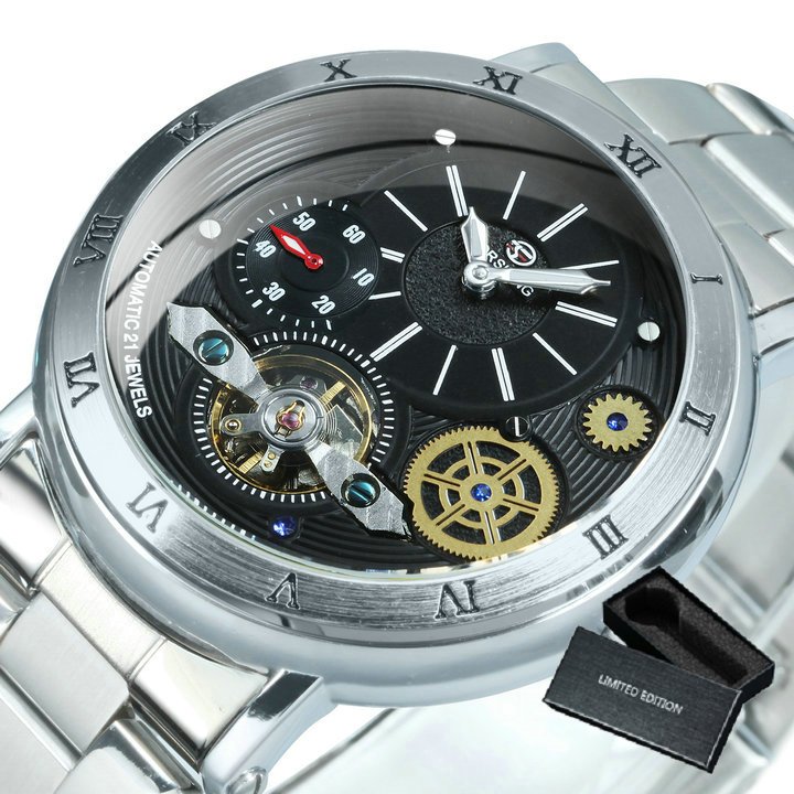 FORSINING Tourbillon Mechanical Luxury 10