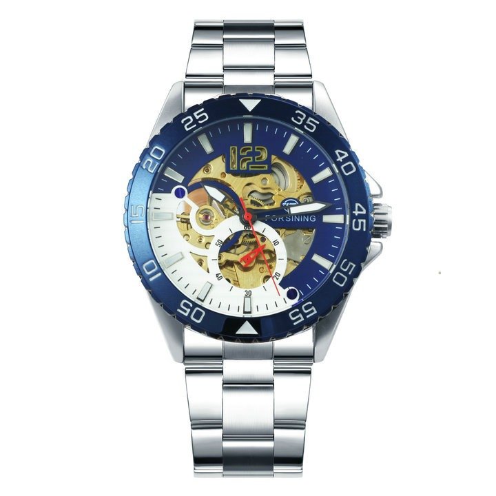 Automatic Mechanical Skeleton Luxury Stainless Steel 9