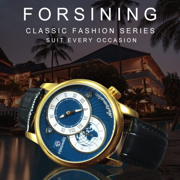Forsining Hemisphere Dial Design Automatic Watch 2