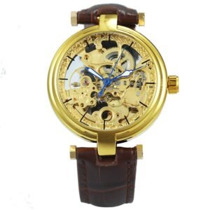 FORSINING Gold Watch Fashion Mechanical Wristwatch 12