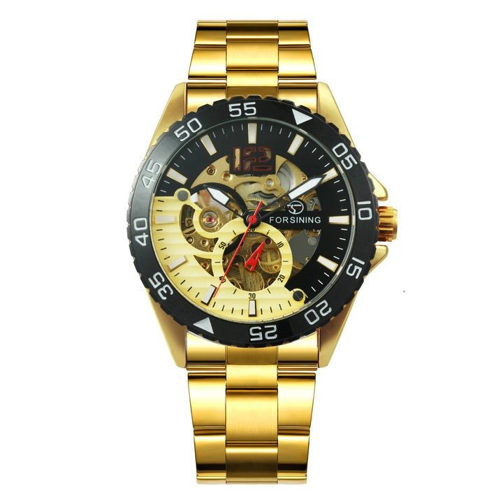 Automatic Mechanical Skeleton Luxury Stainless Steel 12
