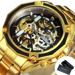 FORSINING Watch Gold Luxury Mechanical 26