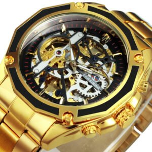 FORSINING Watch Gold Luxury Mechanical 18