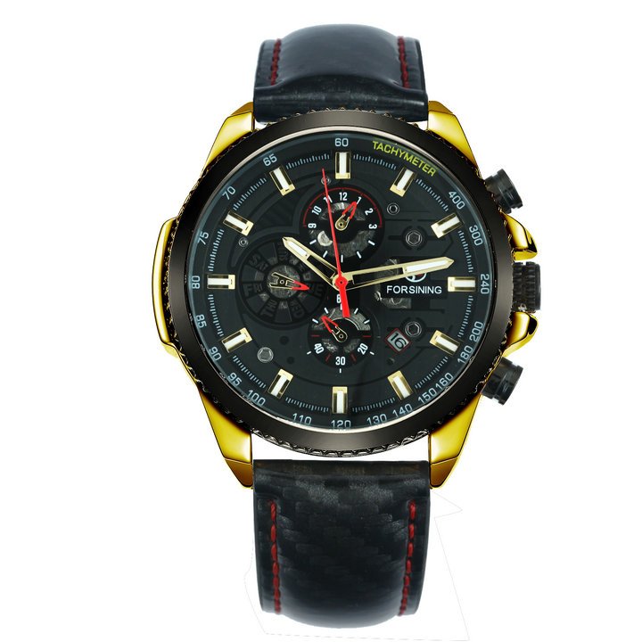 Forsining Military Sports Luxury Chronograph Date 9