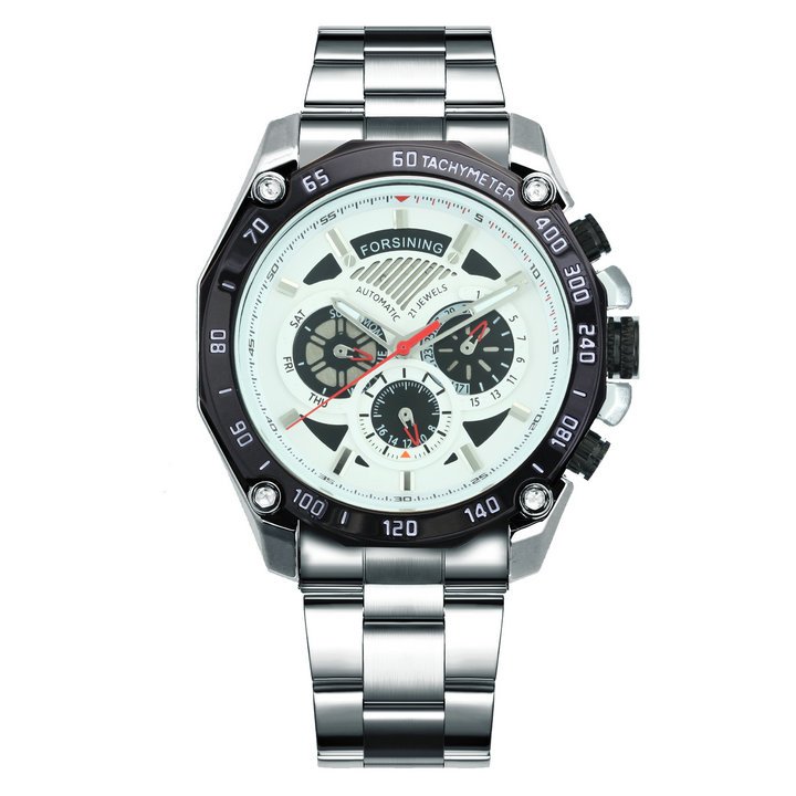FORSINING Pilot Watch Automatic Casual Military 13